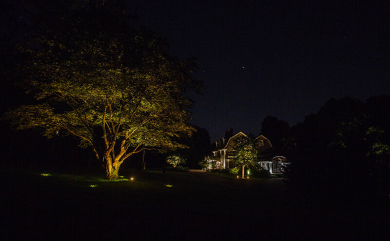 Professional landscape lighting designer portfolio sample image